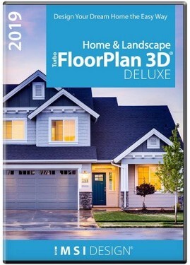 IMSI/Design, LLC TurboFLOORPLAN Home &amp; Landscape (лицензии), Deluxe Macintosh 2021