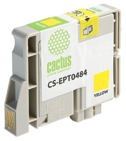 Картридж желтый Cactus CS-EPT0484