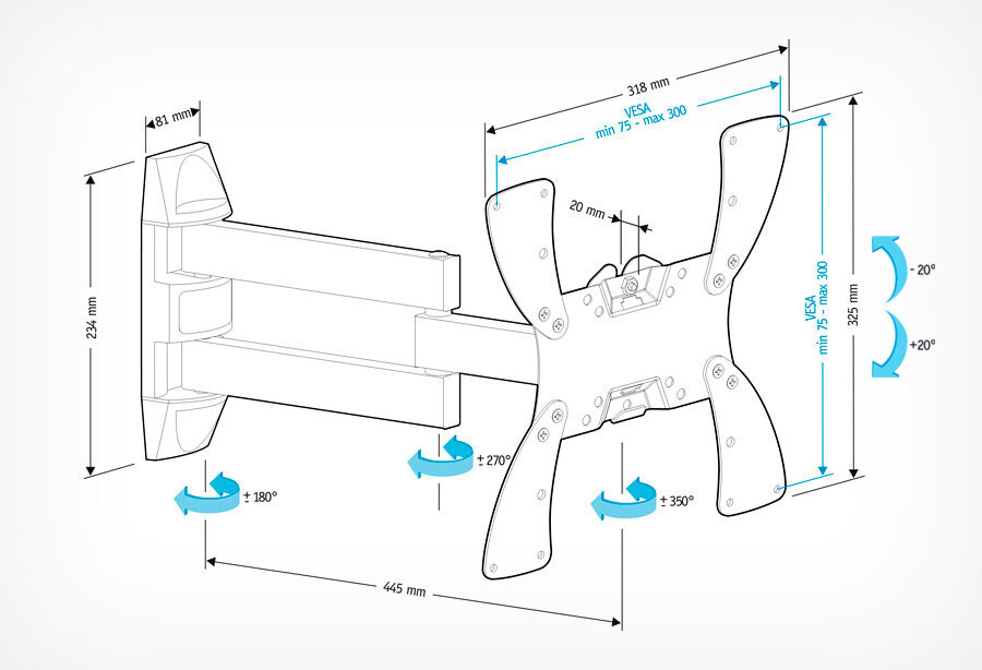 Кронштейн Holder LCDS-5066