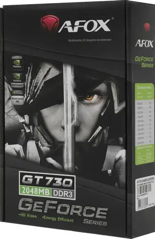 Видеокарта Afox GeForce GT 730 2 ΓБ Retail
