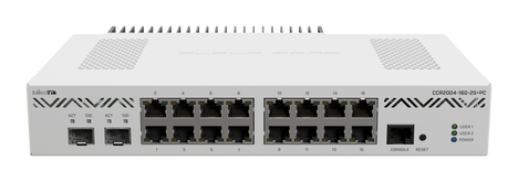 Проводной роутер MikroTik CCR2004-16G-2S+PC