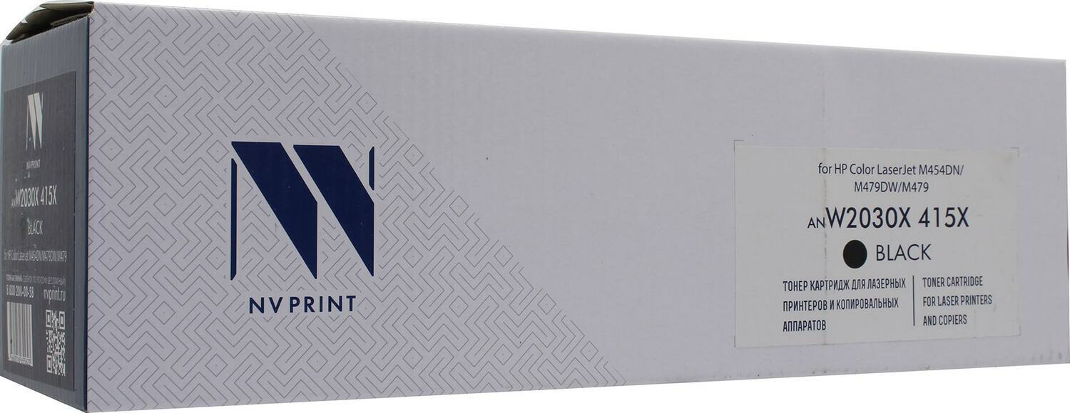 Тонер-картридж черный NVPrint для HP, NV-W2030X-415X-Bk