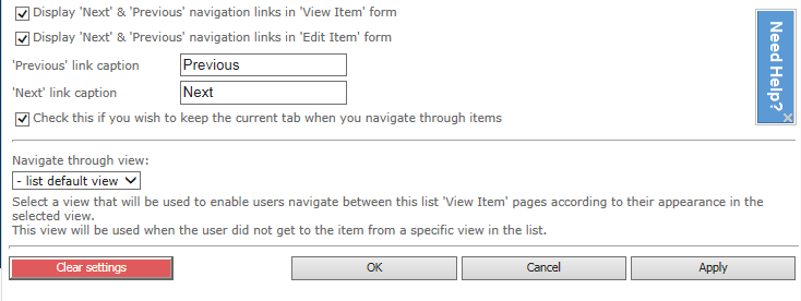 KWizCom Item Quick Navigation