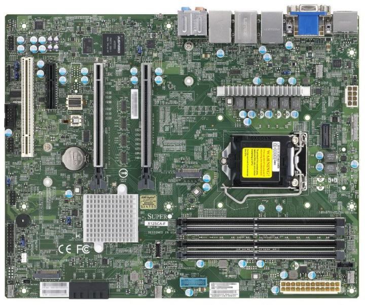 Материнская плата SUPERMICRO LGA-1200 (Socket H5) Intel W480/ W480E X12SCA-F