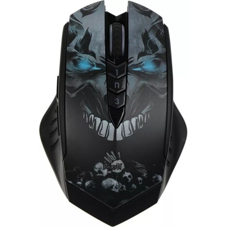 Мышь A4tech Bloody R80 PLUS (SKULL), дизайнерский рисунок
