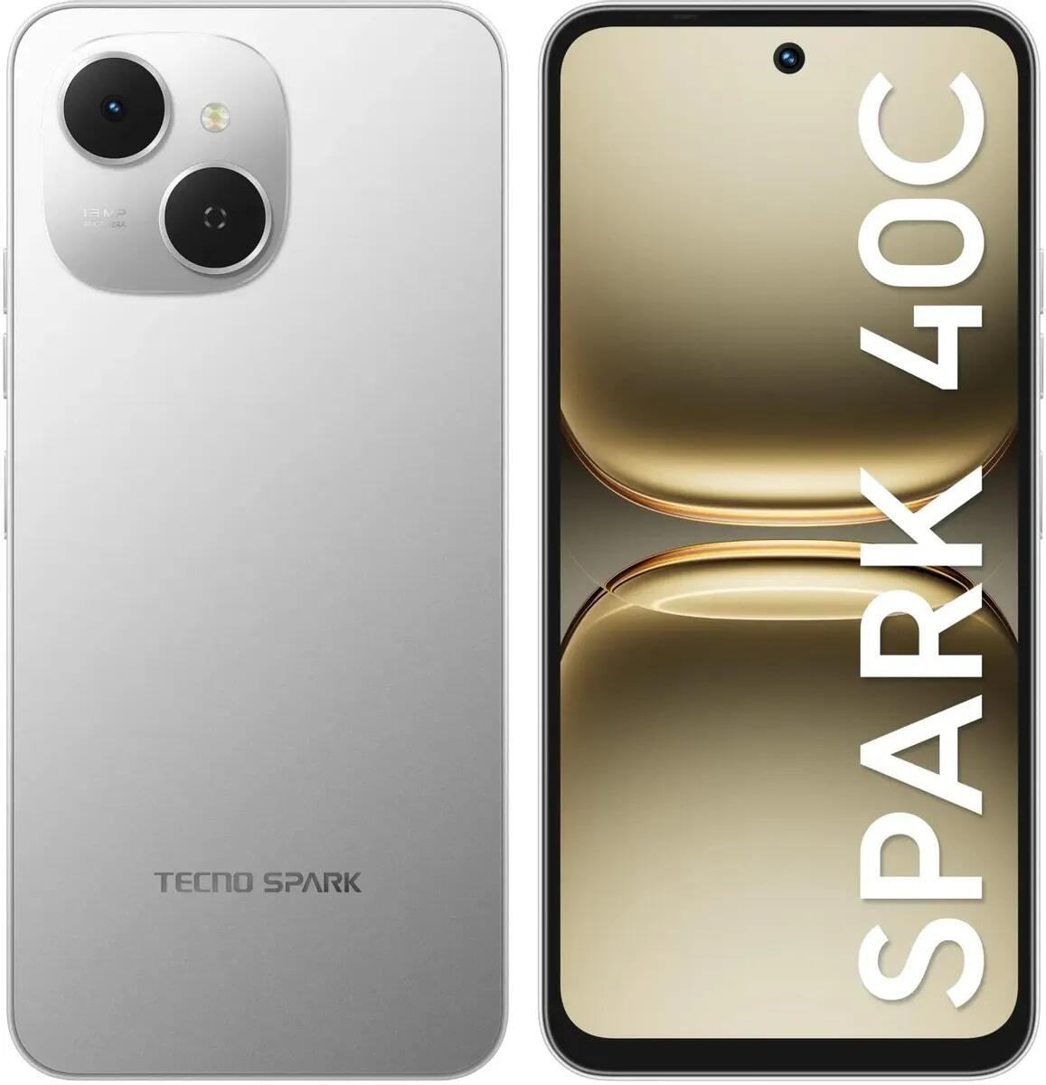 Смартфон TECNO SPARK 40C 128 ΓБ серый