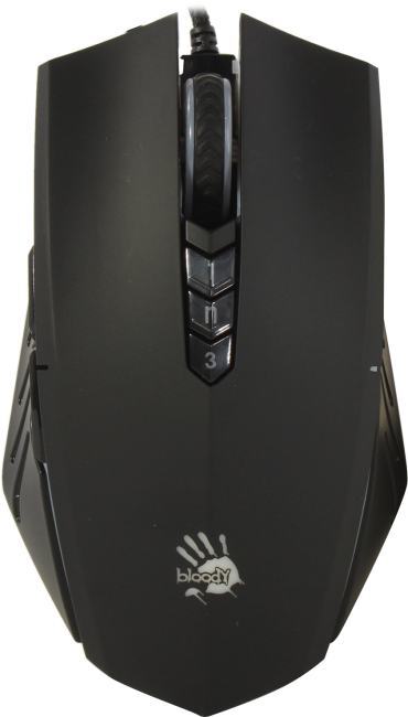 Мышь A4tech Bloody A70 MATTE BLACK, цвет черный