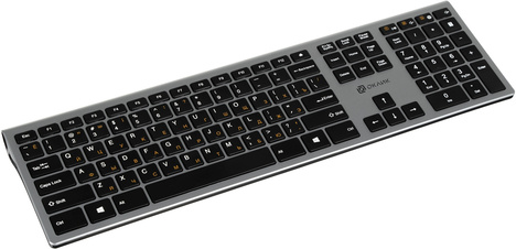Клавиатура Oklick USB 890S 1784239, цвет серый