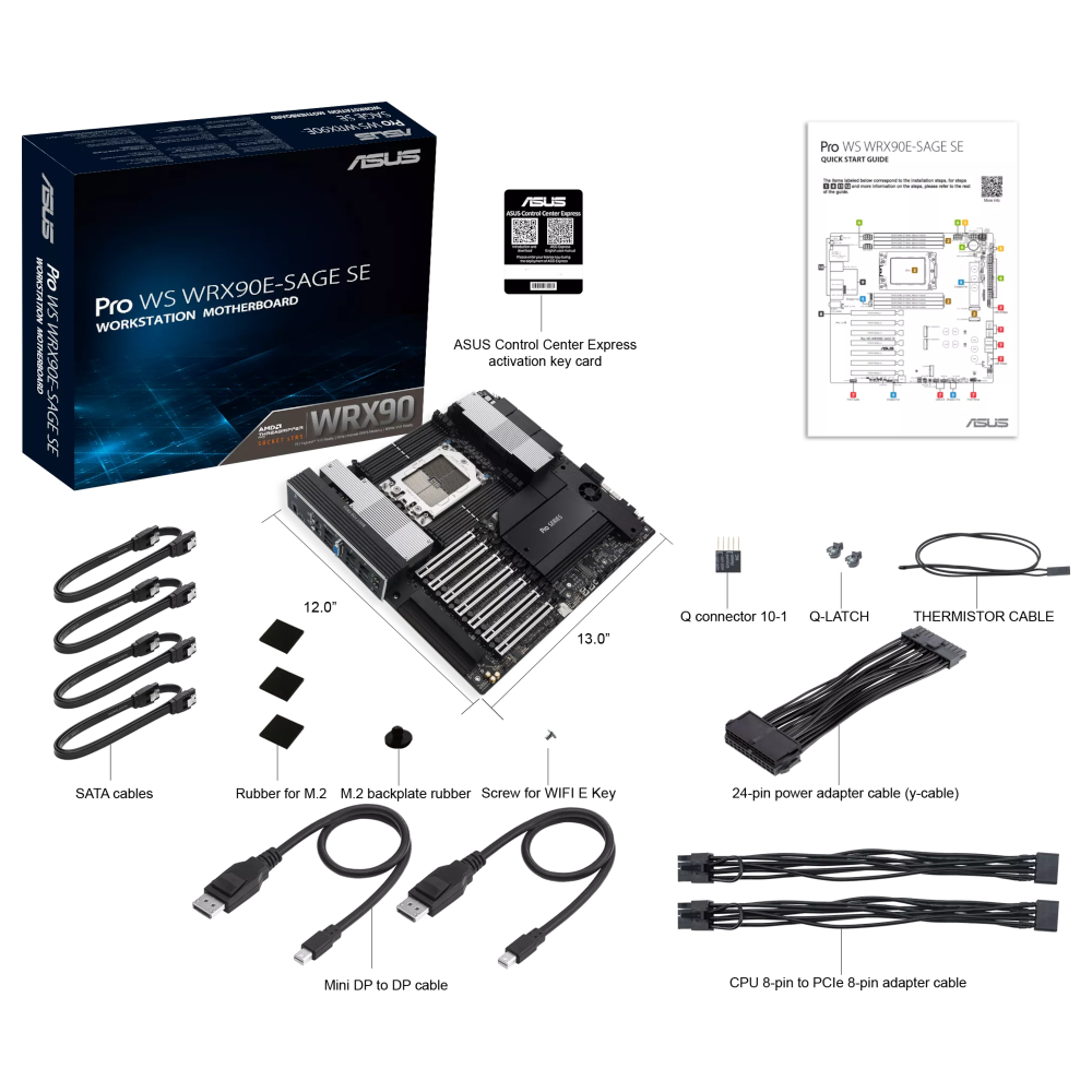 Материнская плата ASUS AMD WRX90 Pro WS WRX90E-SAGE SE