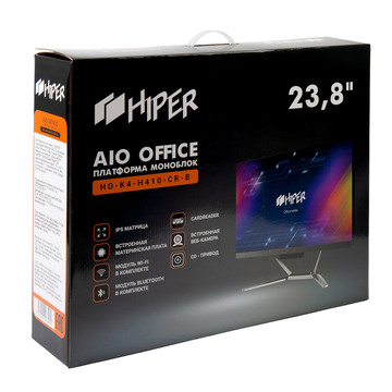Моноблок HIPER Office HO-K4-H410-CR-B 0 ГБ
