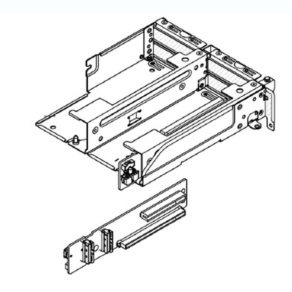 LENOVO Riser card bracket V3 2U PCIe Gen5 Riser 3/4-part 2 for Rear 10 slots