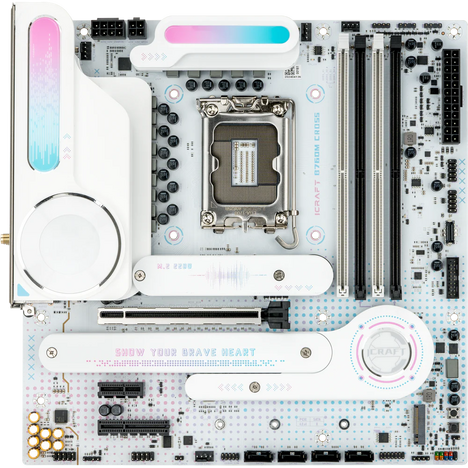 Материнская плата Maxsun LGA 1700 Intel B760 iCraft B760M CROSS