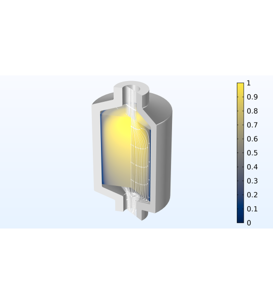 Модуль «Течения в пористых средах» для программы COMSOL Multiphysics®