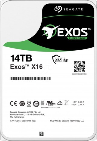 Жесткий диск  SEAGATE Exos X16 3.5  14TB 7.2K SAS 12Gb/s