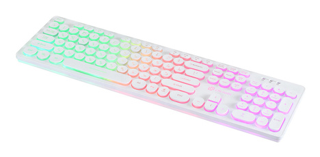 Клавиатура Oklick KeyBoard 420MRL 1091227, цвет белый