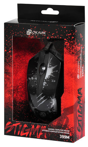 Мышь Oklick Мышь 399M STIGMA 1175321, дизайнерский рисунок