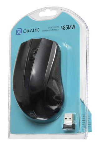 Мышь Oklick Мышь 485MW 997819, цвет черный