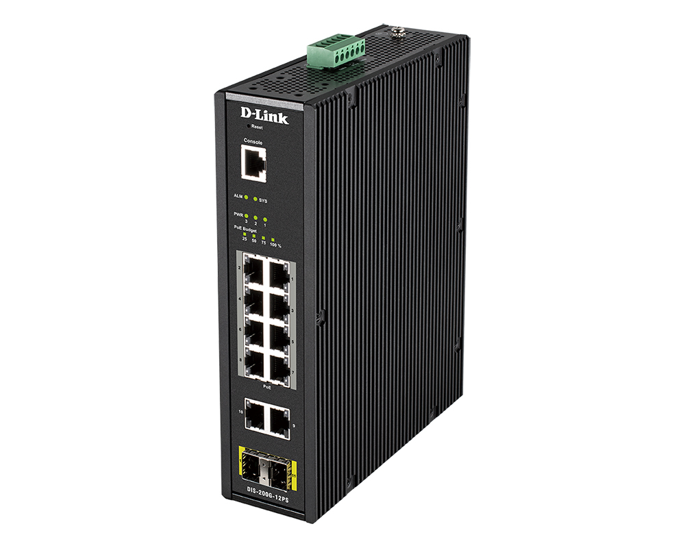 Коммутатор D-LINK DIS-200G-12PS