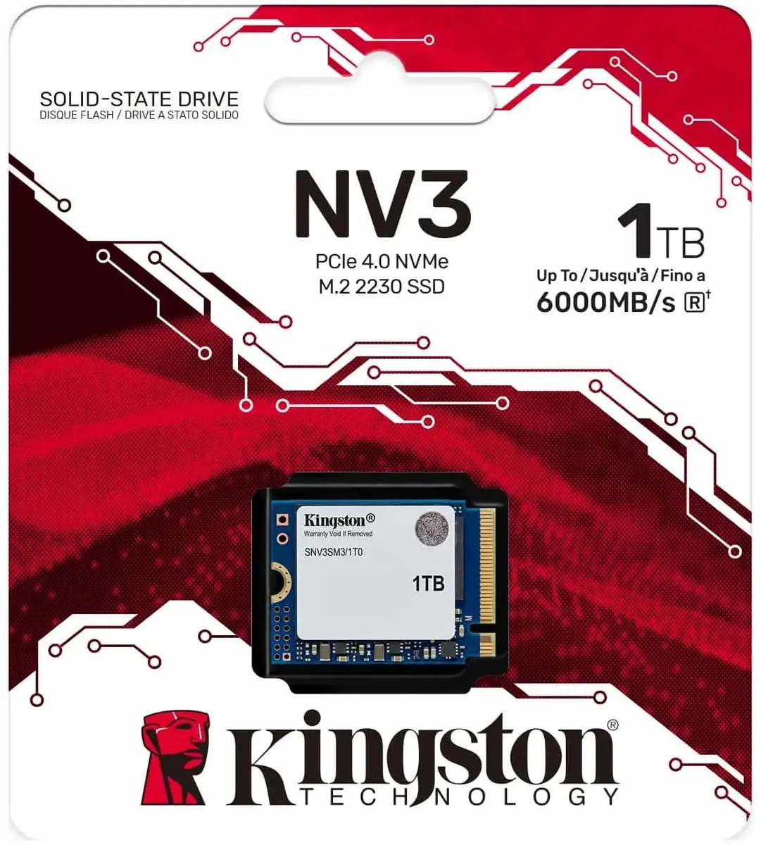 Внутренний твердотельный накопитель Kingston NV3 1TB