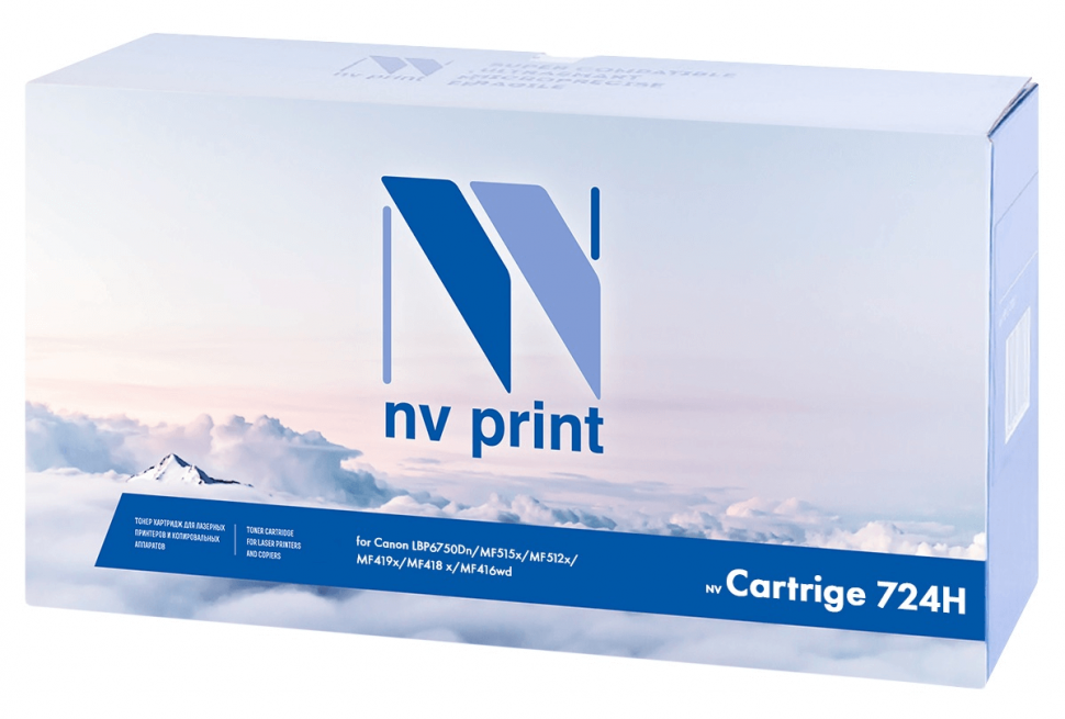 Картридж черный NVPrint i-Sensys, NV-724H