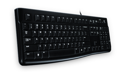 Клавиатура Logitech K120 920-002522, цвет черный