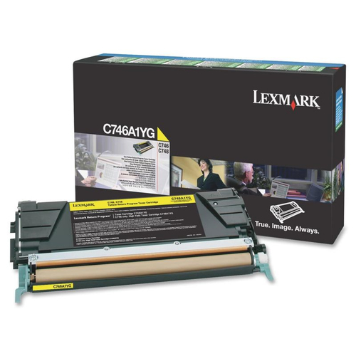 

Тонер-картридж желтый Lexmark C746A1YG