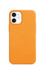 

iPhone 12 mini Leather Case with MagSafe - California Poppy