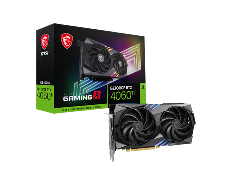Видеокарта MSI GeForce RTX 4060 Ti 8 ΓБ Retail