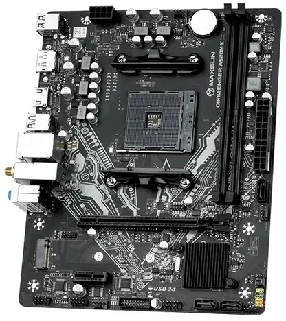Материнская плата Maxsun AM4 AMD A520 Challenger A520M-K WIFI
