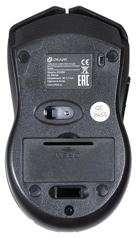 Мышь Oklick Мышь 495MW 998168, цвет черный