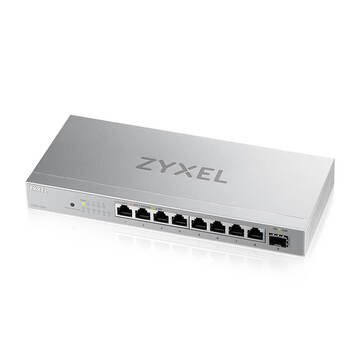Коммутатор Zyxel XMG-108HP-EU0101F 8x2.5Гбит/с 1SFP+ 8PoE++ 100W неуправляемый