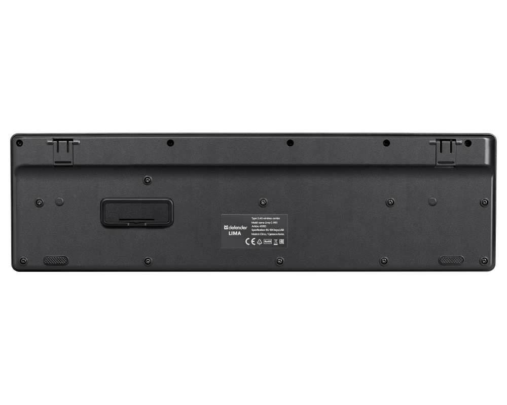 Клавиатура+мышь Defender Lima C-993 45993, цвет черный