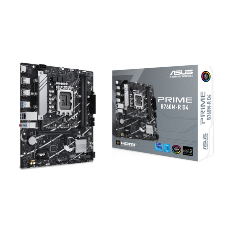 Материнская плата ASUS Intel B760 PRIME B760M-R D4