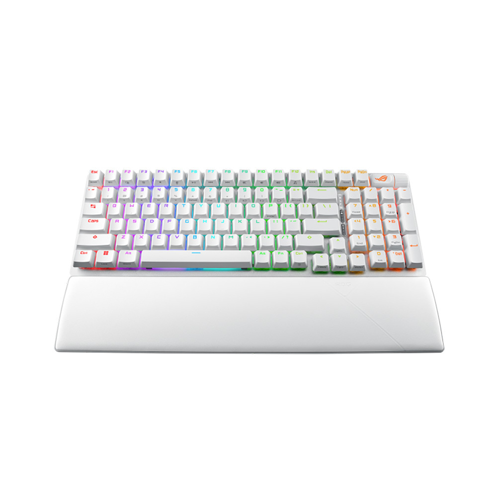 Клавиатура ASUS ROG Strix Scope II 96 90MP037A-BKRA30, цвет белый