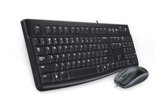 Клавиатура+мышь Logitech MK120 920-002561, цвет черный