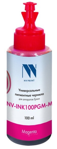 Чернильница NVPrint для аппаратов Epson, NV-INK100PGM-M