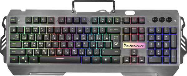 

Клавиатура Defender Renegade GK-640DL 45640, цвет темно-серый