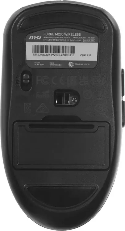 Клавиатура + мышь MSI Forge K200 w Combo MS-8ZA4 клав:черный мышь:черный USB беспроводная (S11-43RU304-Y92)