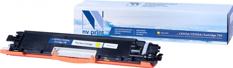 Картридж желтый NVPrint Color LaserJet, NV-CE312A/CF352A/729Y