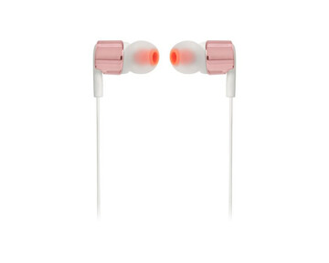 Гарнитура JBL T210, цвет розовый/белый