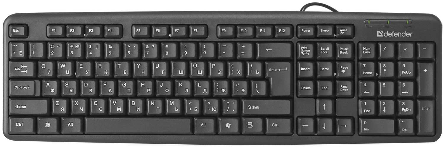 Клавиатура+мышь Defender Dakota C-270 45270, цвет черный