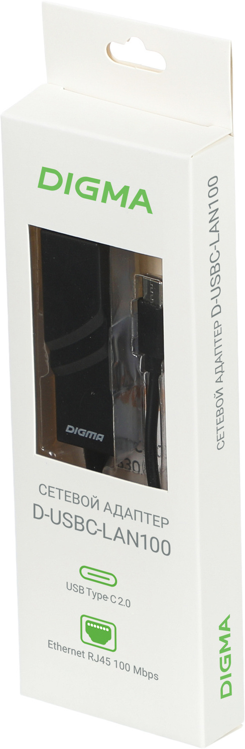 Сетевая карта DIGMA Fast Ethernet D-USBC-LAN100