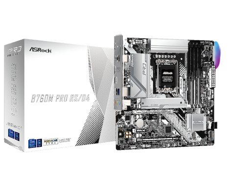 Материнская плата ASRock LGA 1700 Intel B760 B760M PRO RS/D4