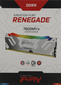 Оперативная память Kingston FURY Renegade RGB White XMP 16GB 7600MT/s DDR5 CL38, KF576C38RWA-16, RTL