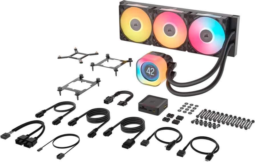 Кулер Процессорный Corsair Water Cooling System iCUE LINK TITAN 360 RX LCD
