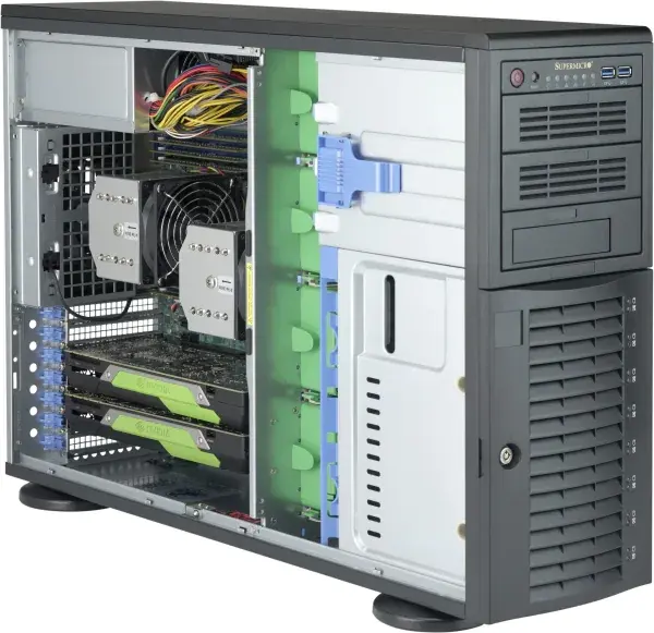 Шасси SUPERMICRO SuperChassis 4U 743AC-1K26B-SQ