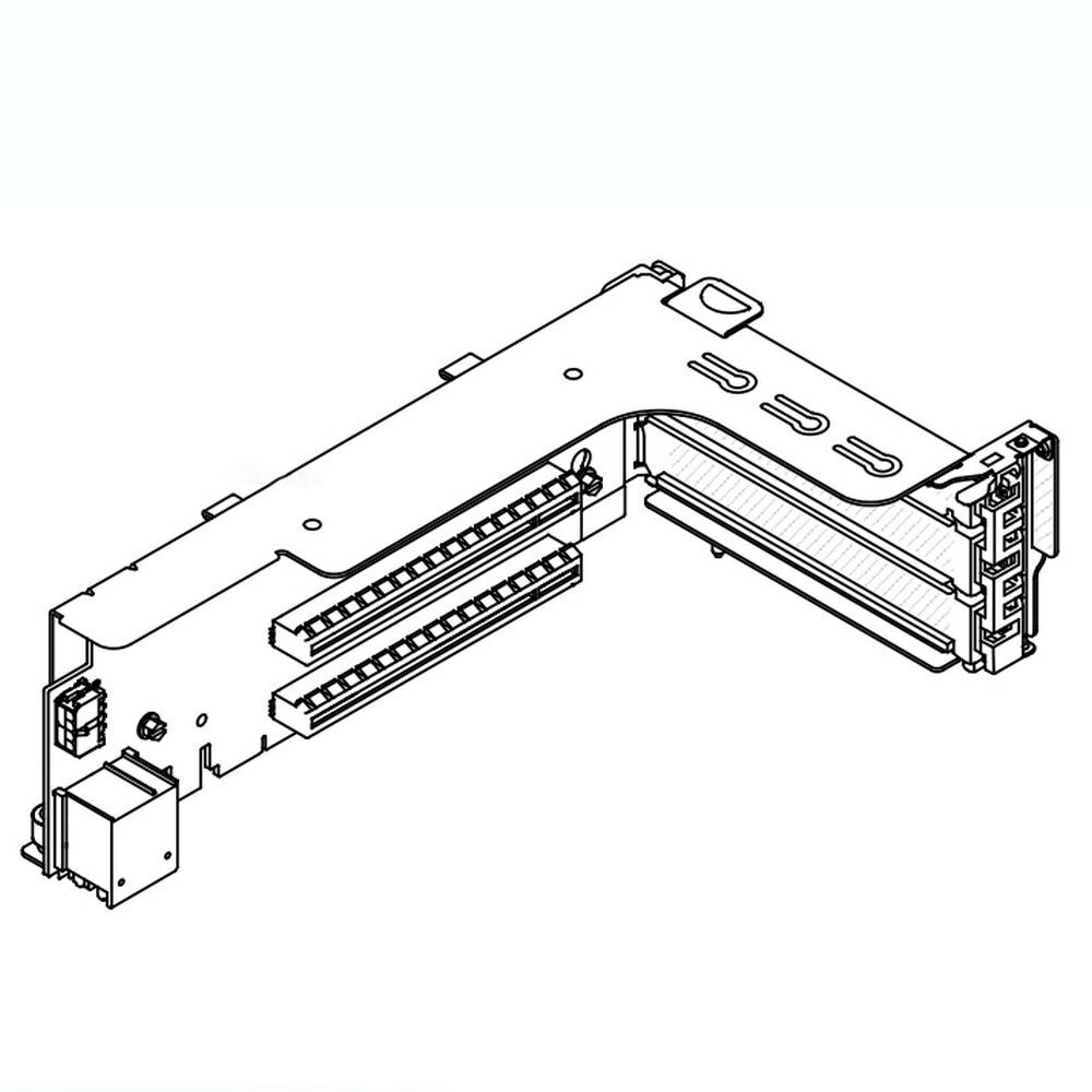 LENOVO Riser card bracket V3 2U E/x16/x16 PCIe Gen5 Riser 1/2