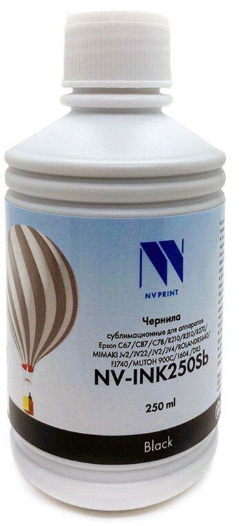Чернильница черный NVPrint для аппаратов Epson, NV-INK250BkSb