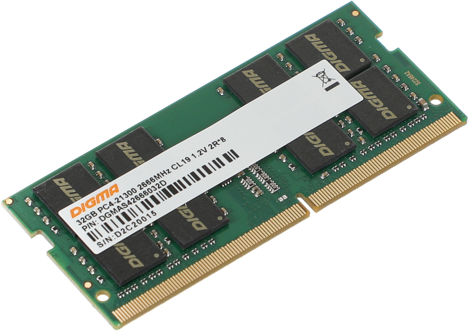 Оперативная память DIGMA DDR4  32Gb, DGMAS42666032D, RTL