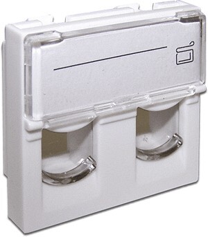 

Вставка Lanmaster LAN-SIP-24L-WH Keystone белый (упак.:1шт)